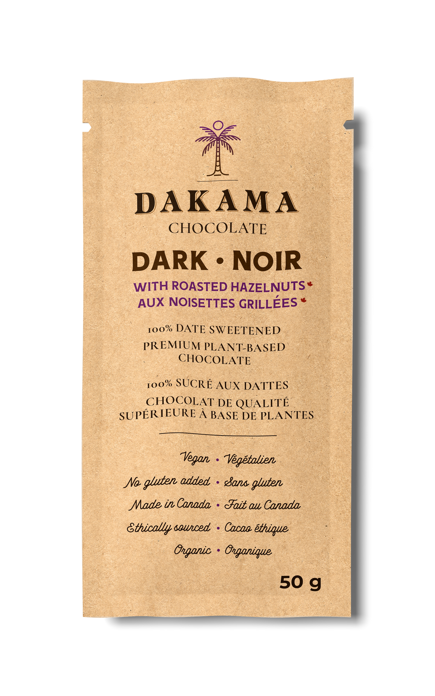 Dark with Roasted Hazelnuts