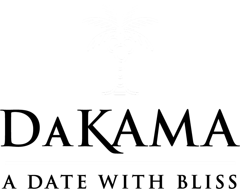 DaKama vegan chocolate logo - a date with bliss