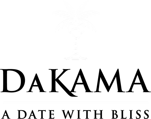 DaKama vegan chocolate logo - a date with bliss