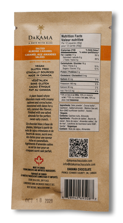Whyte Gold Salted Almond Caramel - Case of 12