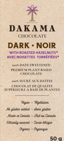 Dark with Roasted Hazelnuts